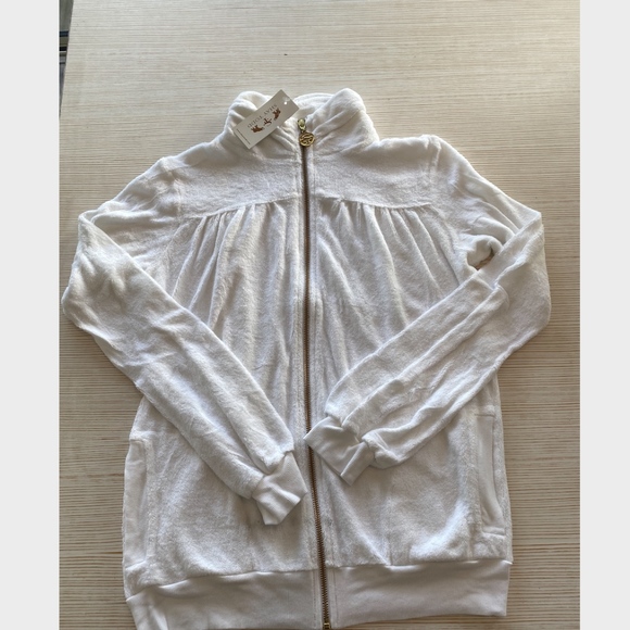 SHAY TODD Brand New Funnel Neck Zip up Terry Jkt - Picture 2 of 3